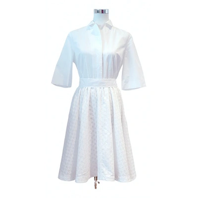Pre-owned French Connection White Cotton Dress