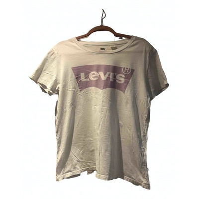 Pre-owned Levi's White Cotton T-shirts