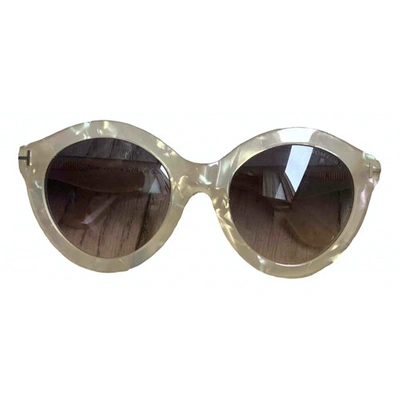 Pre-owned Tom Ford Beige Sunglasses