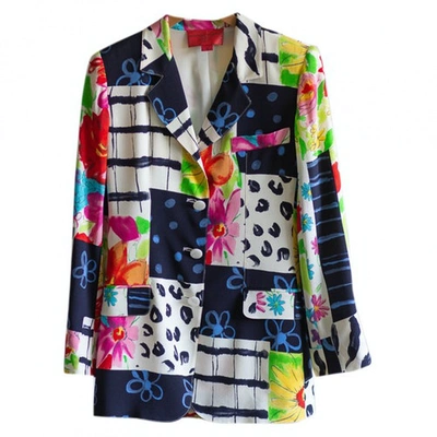 Pre-owned Emanuel Ungaro Multicolour Silk Jacket