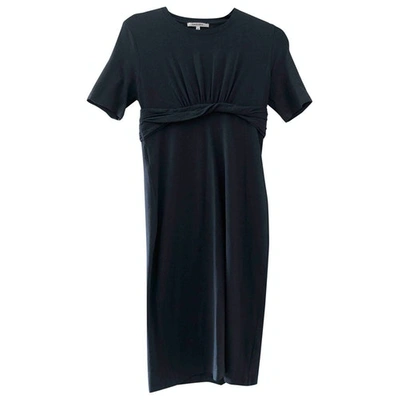 Pre-owned Carven Grey Cotton - Elasthane Dress