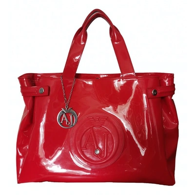 Pre-owned Armani Jeans Red Handbag
