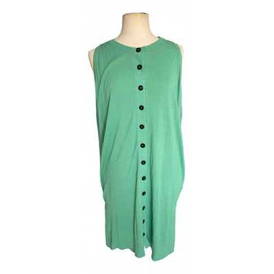 Pre-owned Balenciaga Green Cotton Dress