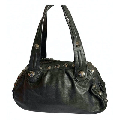 Pre-owned Cromia Black Leather Handbag