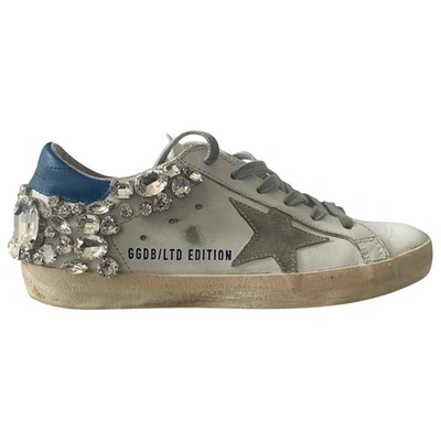 Pre-owned Golden Goose Superstar White Leather Trainers