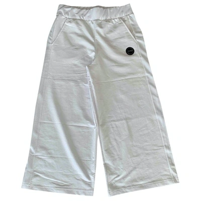 Pre-owned Colmar Trousers In White