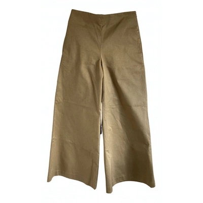 Pre-owned Barena Venezia Camel Cotton Trousers