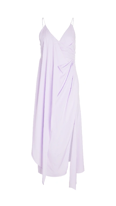 Shop Acler Hermatige Dress In Lilac