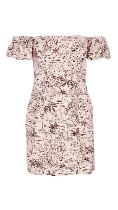 Shop Astr Raina Dress In Blossom Tropical Print