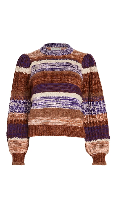 Shop Ulla Johnson Samara Pullover Sweater In Plum