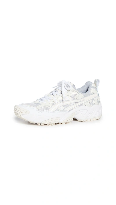 Shop Asics Gel-nandi Sneakers In Glacier Grey/cream