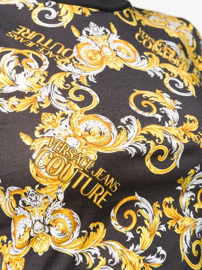 Shop Versace Jeans Couture Logo Print T-shirt In Multicolor