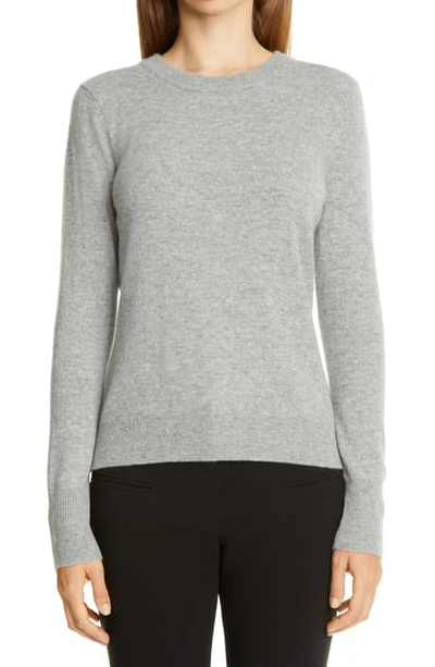 Shop Altuzarra Button Back Cashmere Sweater In Moonmist Melange