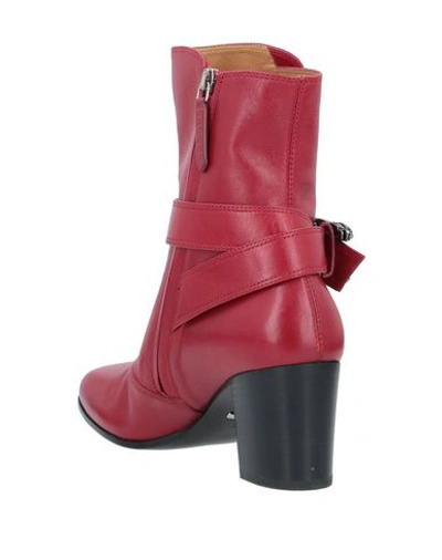 Shop Gucci Ankle Boot In Maroon