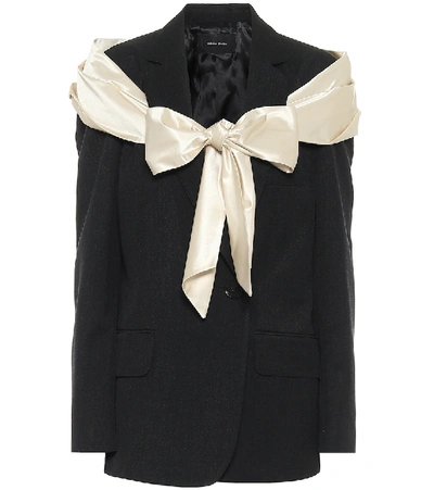 Shop Simone Rocha Twill Blazer In Multicoloured