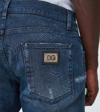 Shop Dolce & Gabbana Slim-fit Jeans In Blue