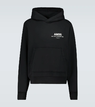 Shop Amiri Hooded Sweatshirt With Logo In Black