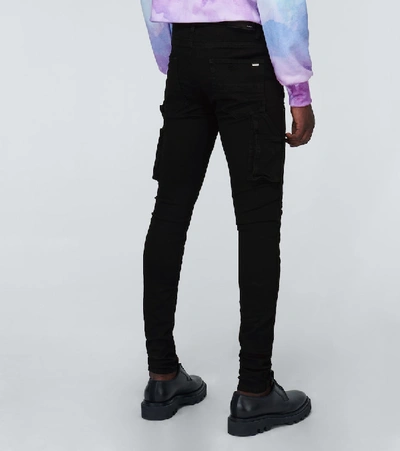 Shop Amiri Workman Skinny Jeans In Black