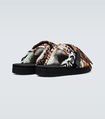 Shop Alanui Suicoke Slip-on Shoes In Multicoloured