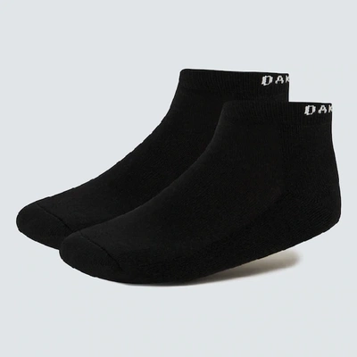 Shop Oakley Short Solid Socks (3 Pcs) In Black