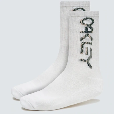 Oakley 3-pack B1b 2.0 Water Repellent Crew Socks In White