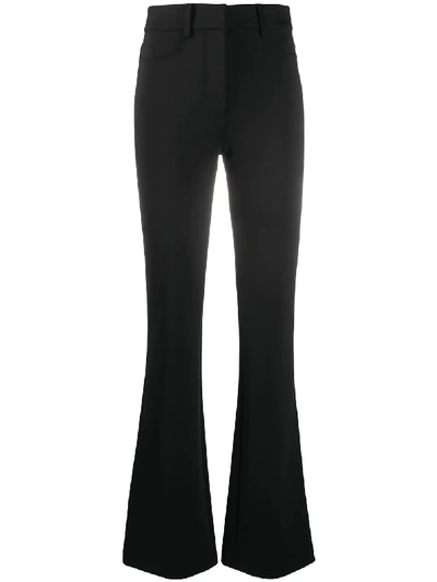 Shop Alexander Wang Flared Tailored Trousers In Black