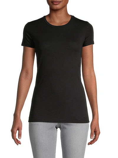 Shop Stateside Cotton Jersey T-shirt In Black