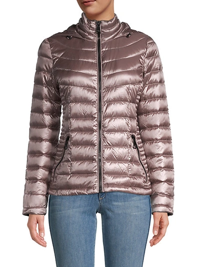 Shop Calvin Klein Packable Quilted Jacket In Black