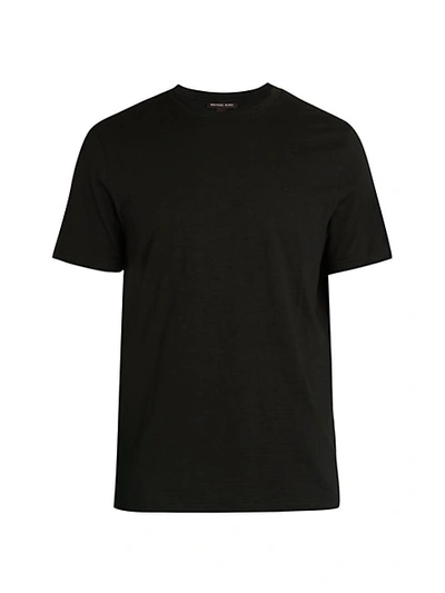 Shop Michael Kors Solid T-shirt In Black