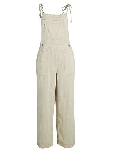 Shop Free People Natural Sights Overalls In Copper