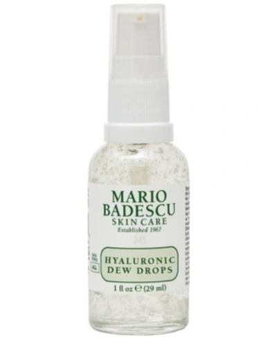 Shop Mario Badescu Hyaluronic Dew Drops Serum, 1 Oz. In Clear