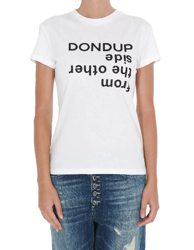 Shop Dondup T-shirt In White