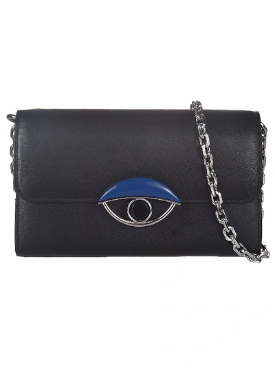 Shop Kenzo Eye Chain Shoulder Bag In Nera