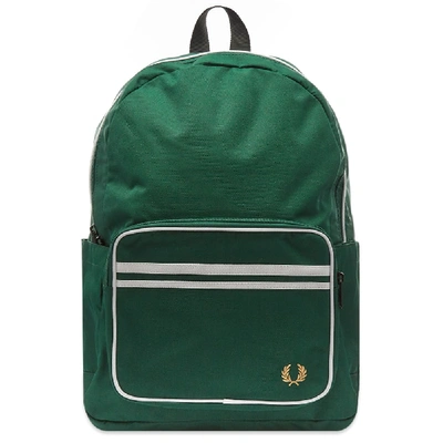 Shop Fred Perry Authentic Twin Tipped Backpack In Green