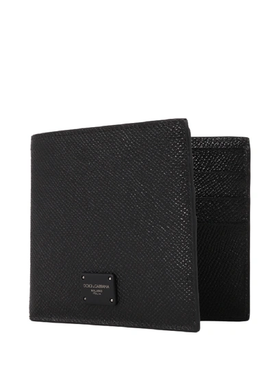 Shop Dolce & Gabbana Bifold Wallet In Black