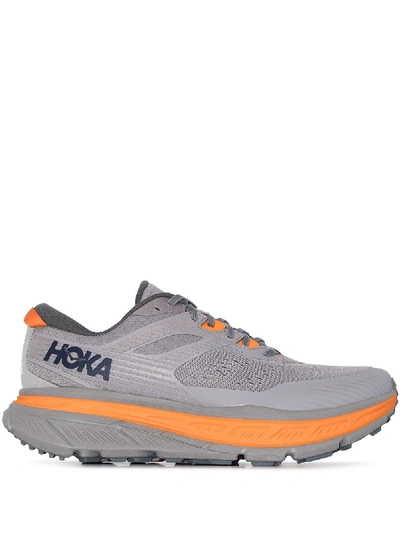 Shop Hoka One One Stinson Atr 6 Sneakers In Grey