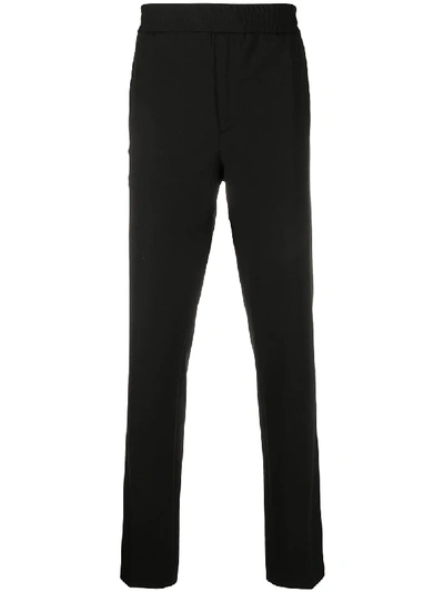 Shop Ferragamo Tailored Slim-fit Trousers In Black