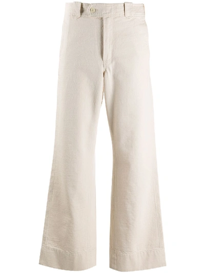 Shop Barena Venezia High-rise Wide-leg Jeans In Neutrals