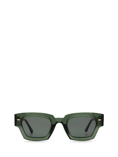 Shop Ahlem Villette Dark Green Sunglasses