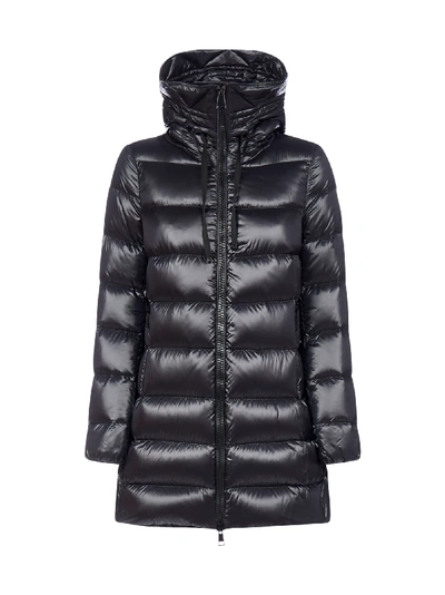 Shop Moncler Down Jacket In Nero