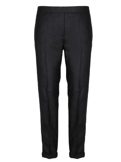 Shop Thom Browne Lowrise Skinny Trouser In Grey