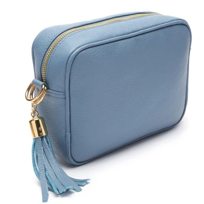 Shop Elie Beaumont Crossbody Light Blue Rainbow