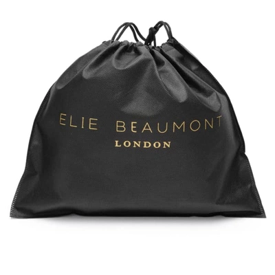Shop Elie Beaumont Crossbody Orange-black Stripe