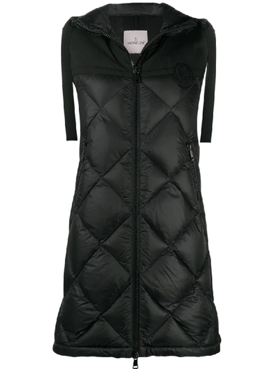 Shop Moncler Ducos Quilted Vest In Black