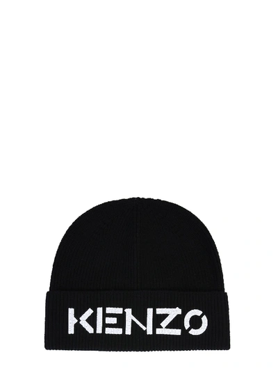 Shop Kenzo Logo Cap In Black