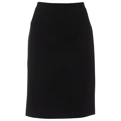 Pre-owned Dior Black Wool Skirt