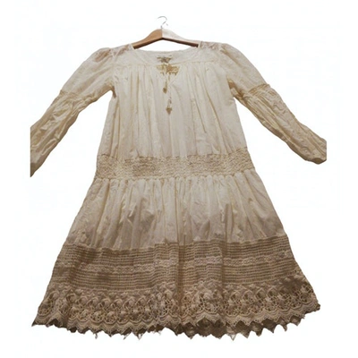 Pre-owned Ralph Lauren White Cotton Dress