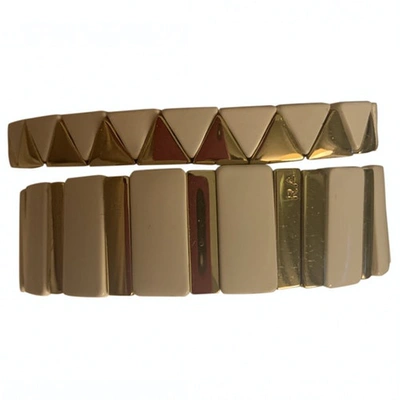 Pre-owned Roxanne Assoulin Gold Ceramic Bracelet