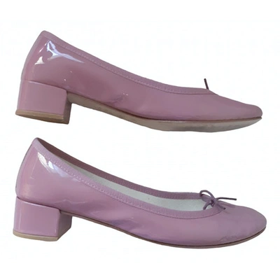 Pre-owned Repetto Pink Patent Leather Ballet Flats