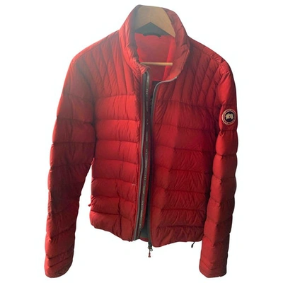 Pre-owned Canada Goose Red Jacket